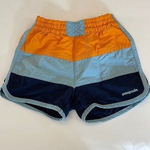 Patagonia board shorts; 2T